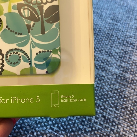 Vera Bradley Lime Up Slide Frame iPhone 5 Case Floral Spring Cute Unique - Picture 2 of 7